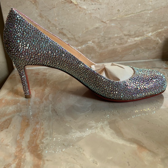 Christian louboutin Swarovski crystal heels 38.5 - Picture 3 of 4